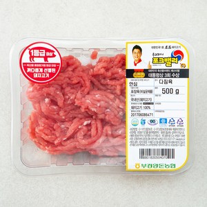 포크밸리 안심 1등급이상 다짐육 (냉장), 500g, 1팩