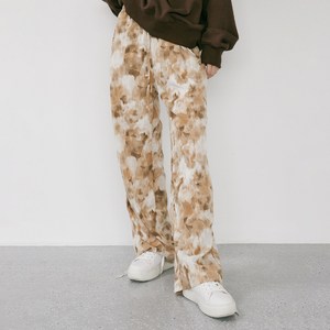 리올그 여성용 NUE SMUDGE PATTERN WIDE PANTS