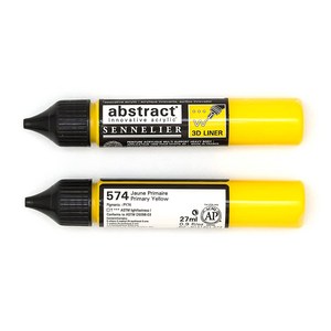 시넬리에 애브스트랙트 아크릭 3D 라이너 물감 574 Pimay Yellow 2p, 27ml, 1색