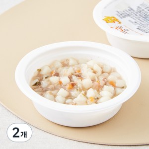 짱죽 12개월부터 이유식 반찬 한우감자조림, 100g, 2개, 혼합맛(한우/감자)