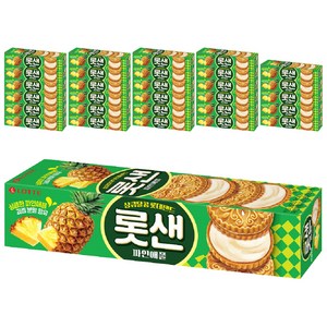 롯데웰푸드 롯데제과 롯데샌드 파인애플, 105g, 30개