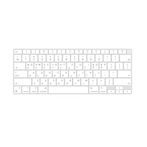 카라스 LG 그램15 울트라PC 울트라기어 15Z95N / 15ZD95N 노트북 칼라 글자키스킨, 화이트, 1개