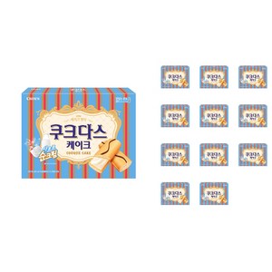 쿠크다스 케이크, 154g, 12개