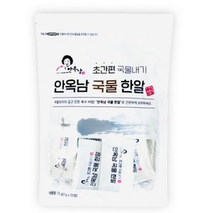 안옥남 멸치 국물한알 25p, 75g, 1개