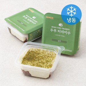 GANSIK 두부 티라미수 녹차 (냉동), 90g, 3개