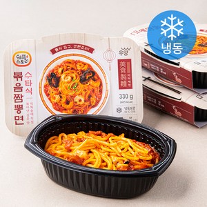 쉐프스토리 수타식볶음짬뽕면 (냉동), 330g, 4개