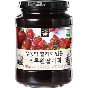 초록원 무농약딸기로 만든 딸기잼, 1개, 580g