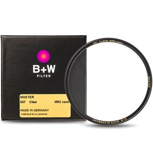 슈나이더크로이츠나흐 B+W MASTER 007 MRC nano CLEAR 필터 62mm, 1개