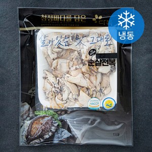 다복 CAS 급속동결 슬라이스 전복살 (냉동), 1개, 130g