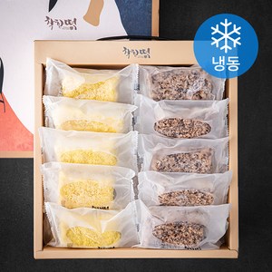 착한떡 콩시루떡 60g x 10개 + 팥시루떡 60g x 10개 (냉동), 1세트