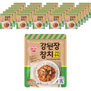 오뚜기 간단 한끼 강된장 참치, 90g, 45개