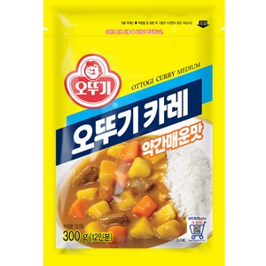 오뚜기 카레 약간매운맛, 300g, 1개