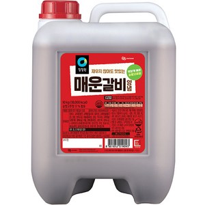 청정원 매운 갈비 양념, 10kg, 1개