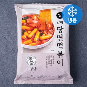 미정당 납작당면 떡볶이 (냉동), 1개, 580g