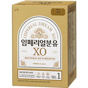 임페리얼XO 스틱분유 1단계 0~6개월 280g, 1개, 20개입