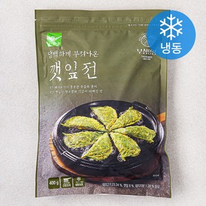 사옹원 부침명장 담백하게 부쳐나온 깻잎전 (냉동), 400g, 1개