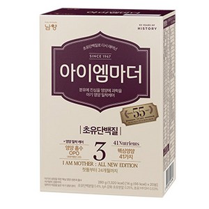 초유단백질로 다시 태어난 아이엠마더 3단계 12~24개월 280g, 14g, 1개