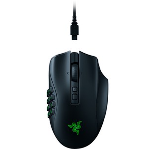 레이저 Naga V2 Pro 무선마우스 RZ01-04400100-R3A1, 블랙