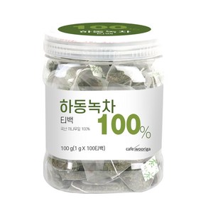 카페우리가 하동녹차 티백, 1g, 100개입, 1개