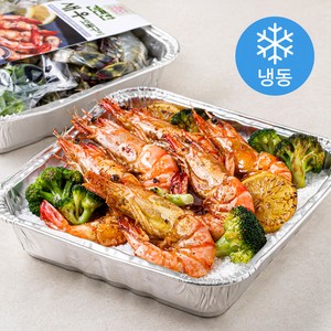 뚝딱포차 간편한 새우모둠구이 (냉동), 700g, 1개