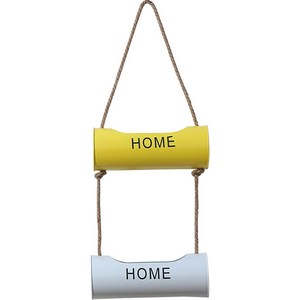 HOME 인테리어 벽걸이형 화분, 옐로우화이트