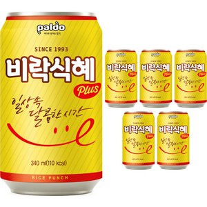 팔도 비락 식혜, 340ml, 6개