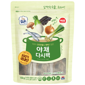 해표 야채 다시팩 10p, 150g, 1개