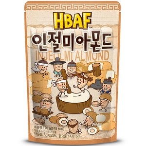 바프 인절미 아몬드, 120g, 1개