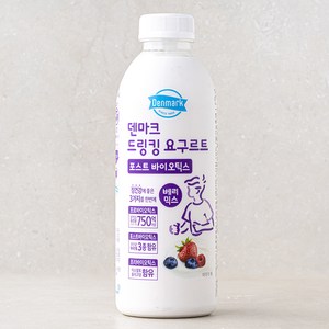 덴마크 드링킹요구르트 포스트바이오틱스 베리믹스, 750ml, 1개