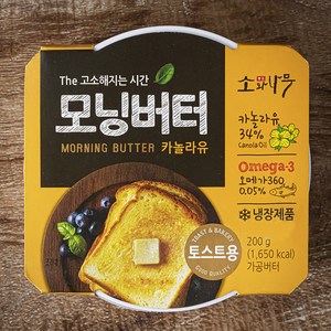 소와나무 모닝버터 카놀라유, 200g, 1개