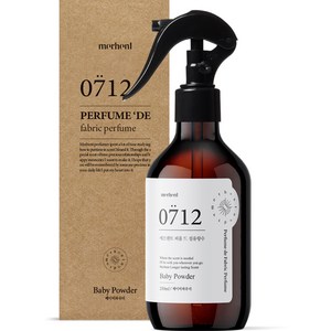 메르헨트 퍼퓸 드 섬유향수 룸스프레이 250ml, 베이비파우더, 1개