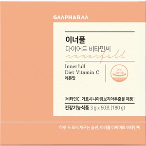 지엠팜 이너풀 다이어트 비타민 C 60p, 1개, 180g