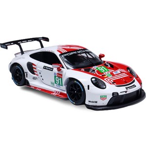 브라고 1:24 Porsche RSR LM 2020 레이싱 다이캐스트, 레드, 1개