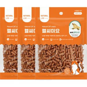 내츄럴랩 헬씨미요 고양이간식, 황태, 100g, 3개