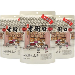 LAOJIEKOU 해바라기씨 히코리맛, 300g, 3개