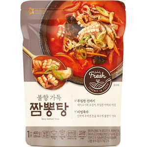 저니투프레쉬 불향가득 짬뽕탕, 400g, 1개