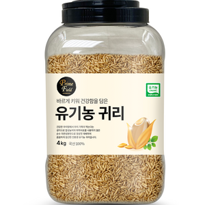 Prime Field 국산 유기농 귀리, 4kg, 1개