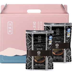 담미소 재래 조미된 구운김 2속 랜덤발송 선물세트, 900g, 1개