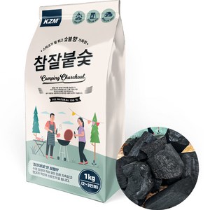 카즈미 참잘붙숯, 1kg, 1개