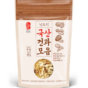 넛토리 국산건과모음, 80g, 1개