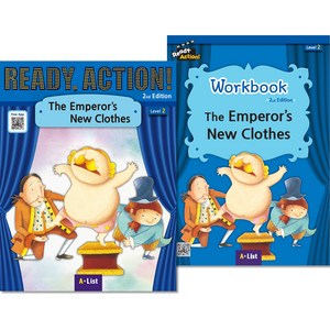 Ready Action! 2nd Edition Level 2 : The Emperor's New Clothes Drama Book + Workbook + Free App 세트, 에이리스트