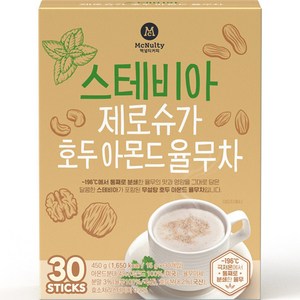 맥널티커피 스테비아 제로슈가 호두 아몬드 율무차, 1개, 30개입, 15g