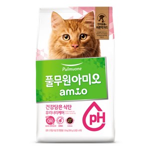 아미오 고양이 건강담은 식단 기능성 사료, 유리너리, 1.8kg, 1개