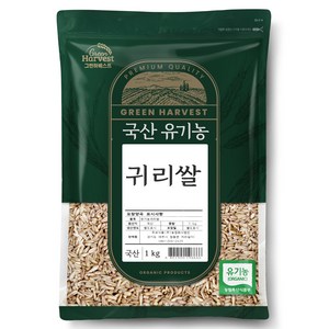 그린하베스트 국산 유기농 귀리, 1kg, 1개