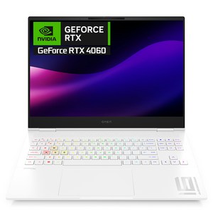 HP 2024 오멘 슬림 16 코어i7 인텔 14세대 지포스 RTX 4060, 세라믹 화이트, 1TB, 32GB, WIN11 Home, 16-u1033TX