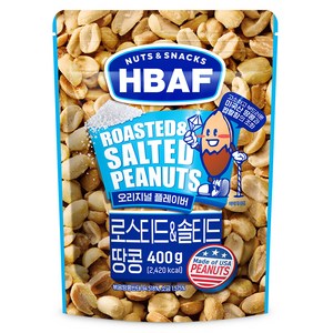 바프 로스티드 앤 솔티드 땅콩, 400g, 1개