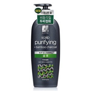 엘라스틴 대나무 숯 두피정화 샴푸 680ml, 1개