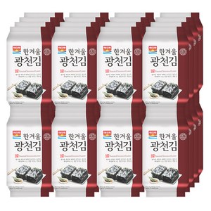 해의락 한겨울 광천김, 4g, 32개