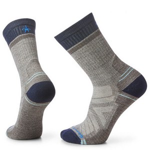 스마트울 Hike Light Cushion Winding Trail Crew Socks 세트, Taupe Natural Marl, 1세트