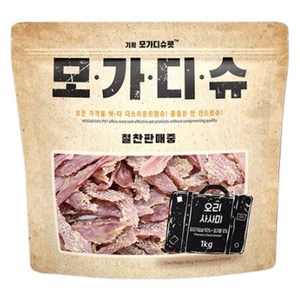 모가디슈펫 강아지 져키간식, 오리사사미, 1kg, 1개